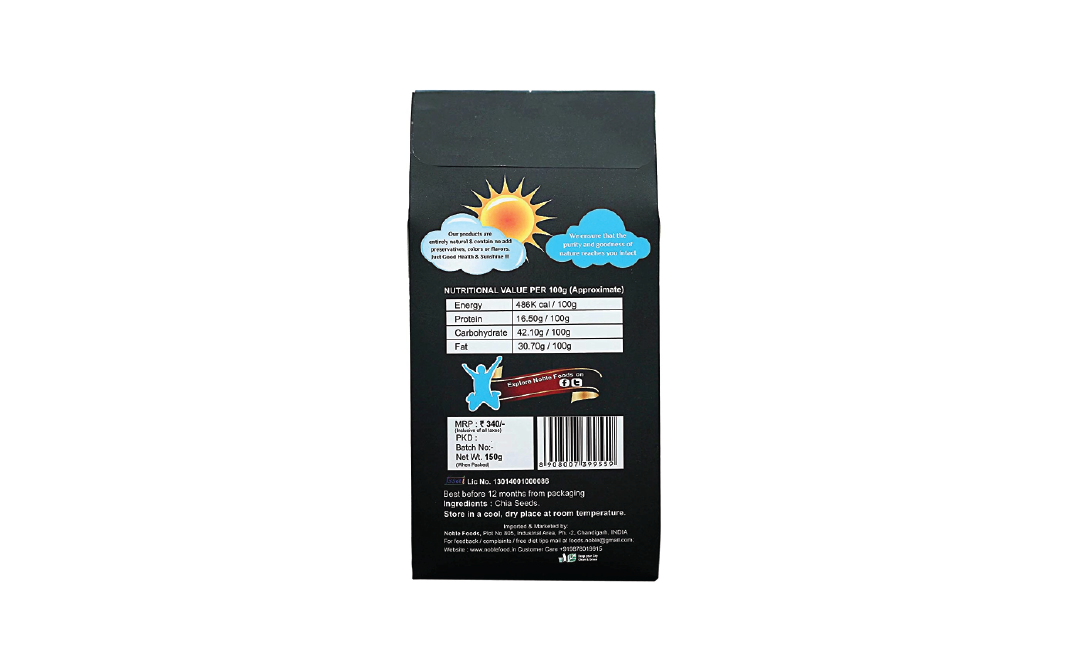 Noble Foods Chia Seed    Pack  150 grams